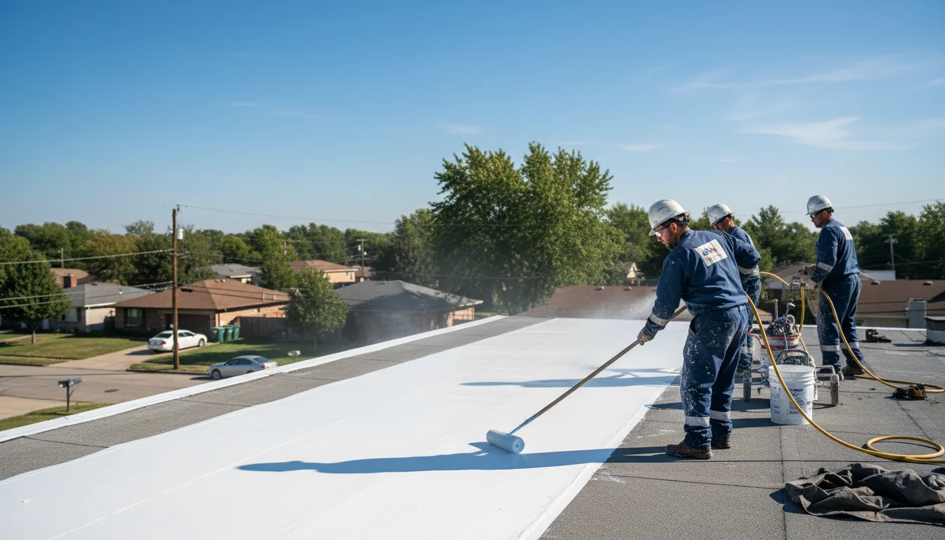 Commercial roof coating in Brewster, MN near me